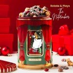Christmas Gift Basket- Gourmet Food Gifts - Plays Music - Holiday Chocolate and Candy, Sweets and Snacks- Nutcracker Suite- Bonnie and Pop