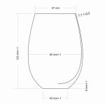 C & M Personal Gifts A Wise Woman Once Said "F*ck this sh*t" Stemless Wine Glass (1 Piece) 17 Ounces, Gag Gifts for Women, Funny Christmas gift, Amazing Laser Engraved tumbler for Ladies, Made in USA