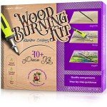 Craft Culture Beginners Wood Burning Kit for Kids and Teenage Boys & Girls Cool Gifts for Boy or Girl Craft Projects Gift Idea for Older Children Teen Woodburning DIY Hobby Kits Art Crafts Activities
