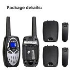 Retevis RT628 Walkie Talkies for Kids,Toy Gifts for 6-12 Year Old Boys Girls,Kid Gifts Walkie Talkie for Adults Outdoor Camping Hiking(Silvery 1 Pair)