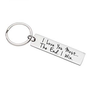 Fleure Esme Husband Wife Keychain Gifts For Anniversary Birthday Wedding Gifts From Wifey Hubby Valentine Day Gifts For Girlfriend Boyfriend Couple Key Chain Gifts for Him Her