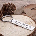 Fleure Esme Husband Wife Keychain Gifts For Anniversary Birthday Wedding Gifts From Wifey Hubby Valentine Day Gifts For Girlfriend Boyfriend Couple Key Chain Gifts for Him Her