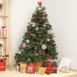 Annecy Christmas Tree Ornaments - 36 PCS Shatterproof Christmas Ball Ornaments Set for Christmas, Holiday, Wreath & Party Decorations (Multi-Size, Red, Green, Gold)