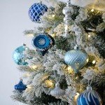 Valery Madelyn Christmas Ornaments Set, 70ct Navy Blue and Silver Shatterproof Christmas Tree Decorations Ball Ornaments Bulk, Winter Wonderland Hanging Ornaments for Xmas Trees Holiday Decor