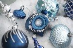 Valery Madelyn Christmas Ornaments Set, 70ct Navy Blue and Silver Shatterproof Christmas Tree Decorations Ball Ornaments Bulk, Winter Wonderland Hanging Ornaments for Xmas Trees Holiday Decor