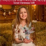 Omldggr Artificial Christmas Centerpiece Decorations, Christmas Picks and Sprays 4 Pack Christmas Potted Plants for Home Office Decor Tiered Tray Tabletop Display