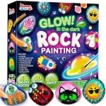 Glow-in-the-Dark Rock Painting Kit for Kids