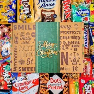 CHRISTMAS CANDY CARE PACKAGE (46 Count) – Holiday Gift Basket Loaded with Milk Chocolate Santas, Snowmen, Trees, Seasonal Foil Candies, and Snacks! Perfect Stocking Stuffer for Kids, College Students, Adults, Men, Women, and Families