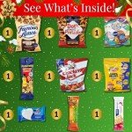 CHRISTMAS CANDY CARE PACKAGE (46 Count) – Holiday Gift Basket Loaded with Milk Chocolate Santas, Snowmen, Trees, Seasonal Foil Candies, and Snacks! Perfect Stocking Stuffer for Kids, College Students, Adults, Men, Women, and Families
