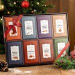 Coffee Gifts Set For Coffee Lovers - Coffee Sampler Gift Set For Women And Men - Ground Coffee Gift Basket For Christmas - Pack Of 8 Holiday Flavored Coffee - Unique Christmas Gifts For Men And Women