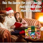 CHRISTMAS CANDY CARE PACKAGE (46 Count) – Holiday Gift Basket Loaded with Milk Chocolate Santas, Snowmen, Trees, Seasonal Foil Candies, and Snacks! Perfect Stocking Stuffer for Kids, College Students, Adults, Men, Women, and Families