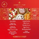 BONNIE AND POP Christmas Gift Basket - Holiday Gifts Prime Delivery - Chocolate & Nut Gift Box, Assortment Tray - Birthday, Sympathy, Get Well, Men, Women & Families