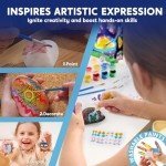 Glow-in-the-Dark Rock Painting Kit for Kids