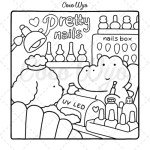 Cozy Friends: Coloring Book for Adults and Teens Featuring Super Cute Animal Characters with Easy and Simple Designs for Relaxation (Cozy Spaces Coloring)