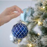 Valery Madelyn Christmas Ornaments Set, 16ct Navy Blue and Silver Shatterproof Fall Christmas Tree Decorations Ball Ornaments Bulk, 3.15 Inches Elegant Hanging Ornaments for Xmas Trees Decor