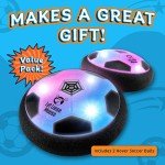 Let Loose Moose Hover Soccer Ball, Set of 2 LED Soccer Ball Toys, Gifts for 8 Year Old Boys, Toys for 7 Year Old Boys, Birthday Gifts for Boys, Boys Toys for Age 4-6, Fun Toys for Boys and Girls