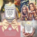 Birthday Gifts for Women Best Friends, Friendship Gifts for Women BFF Gifts Birthday Gifts for Friends Female Sister Gifts from Sister Lavender Scented Candles Christmas Gifts for Women, Friends