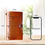 PRSTENLY Gifts for Husband Leather Journal, To My Husband Gifts 140 Page Refillable Notebooks, Fathers Day Anniversary Birthday Christmas Valentines Day Wedding Gifts for Him Men Husband from Wife