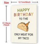 WowBefun Birthday Card Men, Birthday Gift Him, Birthday Card Husband, Husband Birthday Card, Birthday Card Him, Funny Birthday Decorations & Gifts for Men (Beige)