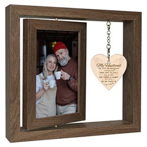 EYITUPC Sympathy Gifts for Loss of Husband Memorial Picture Frame, In Memory of Loved One Gifts Husband Bereavement Gifts, Display Two 4x6