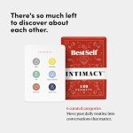 BestSelf Intimacy Deck 150 Relationship Building Conversation Cards Starters Couples Games, Meaningful Couples Card Game - Romantic Couples Strengthen Relationship Cards, and Questions for Couples