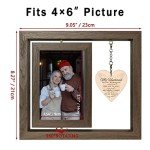 EYITUPC Sympathy Gifts for Loss of Husband Memorial Picture Frame, In Memory of Loved One Gifts Husband Bereavement Gifts, Display Two 4x6