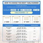 Artoid Mode Buffalo Plaid Snowflakes Christmas Table Runner, Seasonal Winter Kitchen Dining Table Decoration for Home Party Decor 13x72 Inch