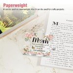 Gifts for Mom - Delicate Mom Birthday Gifts from Daughter Son - Engraved Acrylic Block Puzzle Piece 3.9 x 3.3 inch - Mothers Day Birthday Christmas Gifts for Mom, Ideas