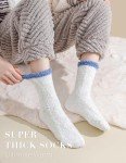 Cozy Winter Fuzzy Socks for Women - 6 Pairs