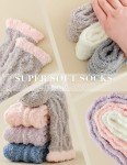 Cozy Winter Fuzzy Socks for Women - 6 Pairs