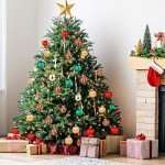 Annecy Christmas Ball Ornaments, 36 PCS 2.36 Inch Christmas Tree Decoration, Shatterproof Christmas Tree Hanging Baubles for Holiday Wedding Party Decoration (Red & Green & Gold, 60mm)