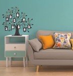 Philip Whitney Picture Frames, Family Tree Picture Frames with 10 Hanging Photo Frames, Wall Decor, Table Decor, Gifts for Mom, 20"