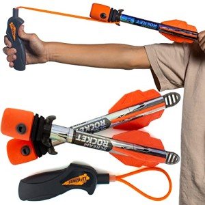 Toy Rocket Launcher for Kids: Outdoor Toys Slingshot Rockets Launchers - Best Gifts for Boys & Girls All Ages 8 & Up - Stocking Stuffers & Teen Boy Gifts for 8 9 10 11 12 13 Year Old Boys Gift Ideas