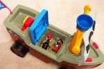 Little Tikes 2-in-1 Pirate Ship Toy - Kids Ride-On Boat with Wheels, Under Seat Storage and Playset with Figures - Interactive Ride on Toys for 1 year olds and above, Multicolor