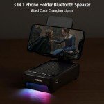 Bluetooth Speaker Phone Stand with Color Changing Light