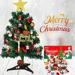 Garma 36PCS Mini Resin Christmas Ornaments Tiny Christmas Tree Decorations Set Comes with String Small Christmas Hanging Ornament for Christmas Tree Decorations