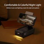 Bluetooth Speaker Phone Stand with Color Changing Light