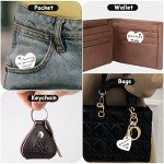 Pocket Hug Token & Leather Keychain Gift
