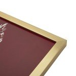 ArtbyHannah Framed Christmas Wall Art, Santa Claus Christmas Wall Decor, 4 Pack 10x10 Inch Christmas Pictures Wall Decor with Red White Wall Christmas Tree, Indoor Christmas Decorations for Home