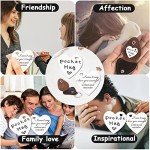 Pocket Hug Token & Leather Keychain Gift