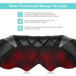 Shiatsu Neck and Back Massager with Heat, Deep Tissue 4D Kneading Shoulder Massage Pillow for Back, Neck and Shoulder, Body Muscle Pain Relief, Use at Home, Office, Car - Gifts for Women Men Dad Mom