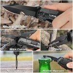 Gifts for Him Boyfriend Husband,Multitool Pocket Knife "I LOVE YOU",Anniversary Birthday Christmas Valentines Day Gifts for Him,Unique Camping Hunting Cycling Gift Ideas for Men