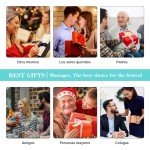 Shiatsu Neck and Back Massager with Heat, Deep Tissue 4D Kneading Shoulder Massage Pillow for Back, Neck and Shoulder, Body Muscle Pain Relief, Use at Home, Office, Car - Gifts for Women Men Dad Mom