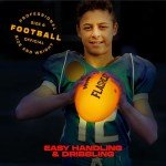 Light Up Football - Glow in the Dark Ball - NO 6 - Outdoor Sports Birthday Gifts for Boys 8-15+ Year Old - Kids Teenage Youth Easter Gift Ideas Activity - Boy Toys Stuff Ages 8 9 10 11 12 13 14 15