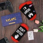 Do Not Disturb I'm Gaming Socks,Boy Gifts Ideas,Mens Gifts For Christmas,Funny Gamer Socks Gifts For Men,Him,Dad,Sons,Teen Boys