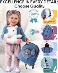 Naturally KIDS Unicorn Toys Gifts for 2 Year Old Girls, 3 Year Old Girl Gifts, 2 Year Old Girl Birthday Gift, Christmas Gifts for 3 Year Old Girl, Toddler Unicorn Backpack