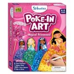 Skillmatics Art & Craft Activity - Poke-in Art Magical Princesses, Mess-Free Art for Kids, DIY Craft Kits, Creative Activity, Fine Motor Skills, Christmas Gifts for Girls & Boys Ages 4, 5, 6, 7, 8, 9