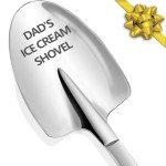 Gifts for Dad, Father's Day Gifts from Daughter Son, Birthday Gifts for Dad, Personalized Dad Gifts, Funny Engraved Stainless Steel Dad's Ice Cream Shovel Fathers Day Gifts, Stocking Stuffers for Dad