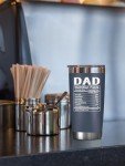 NewEleven Christmas Gifts For Dad - Birthday Gifts For Dad From Daughter, Son, Kids - Husband Gifts - Birthday Present Ideas For Father, Husband, New Dad, Bonus Dad From Daughter, Son - 20 Oz Tumbler