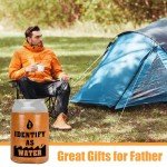 Gifts for Dad Christmas Gifts for Men Dad Birthday Gifts White Elephant Gifts for Adults Christmas Stocking Stuffers Fathers Day Funny Gag Mens Gifts ldeas from Daughter Son Leather Can Cooler for Men